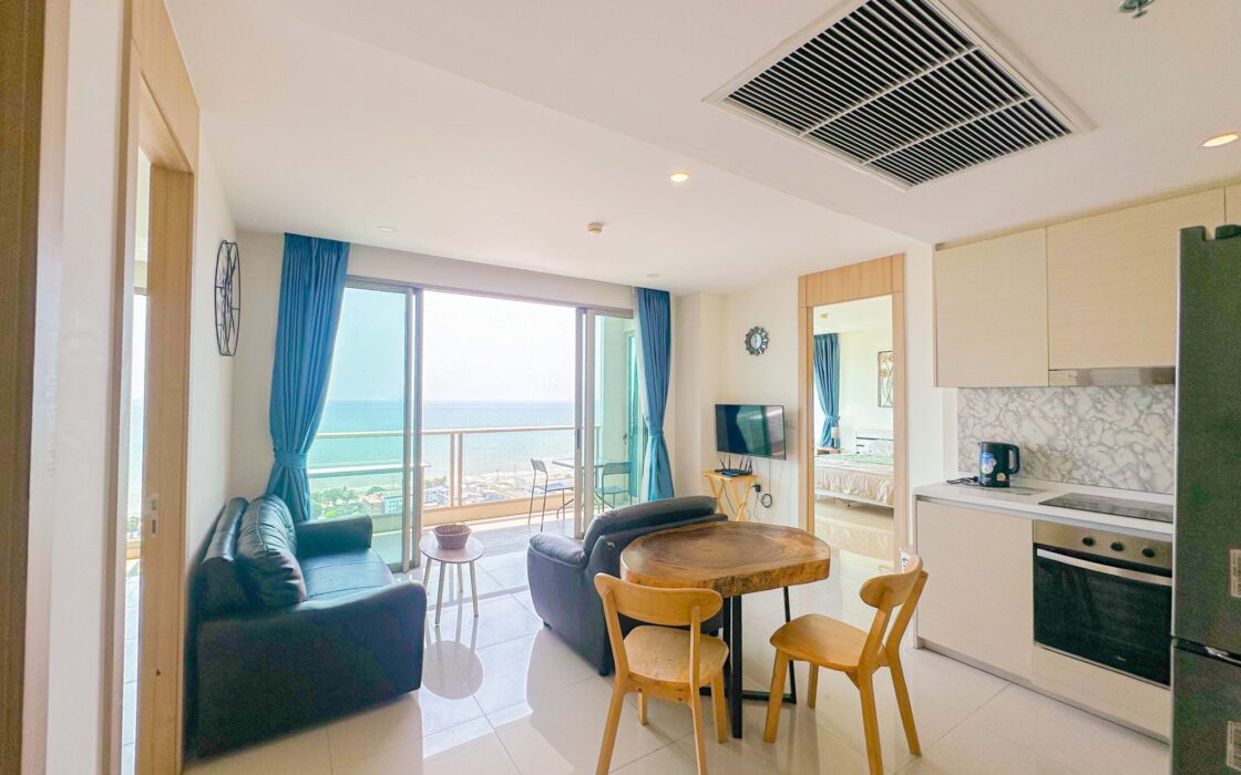 The Riviera Jomtien | 2 Bedrooms, 2 Bathrooms | Corner Unit | 75 SQ.M.