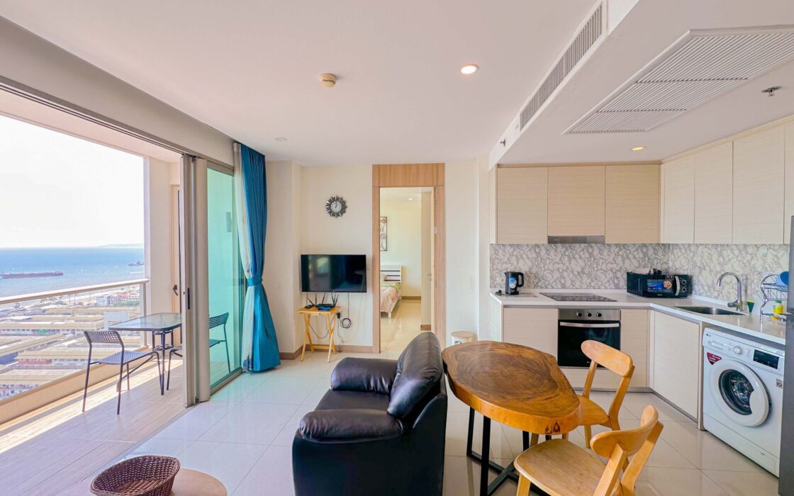 The Riviera Jomtien | 2 Bedrooms, 2 Bathrooms | Corner Unit | 75 SQ.M.