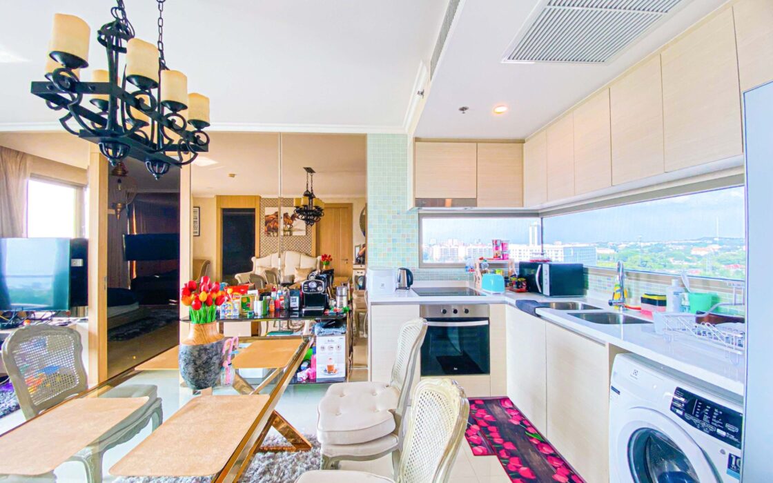 The Riviera Jomtien | 2 Bedrooms, 2 Bathrooms | Corner Unit | 85 SQ.M.