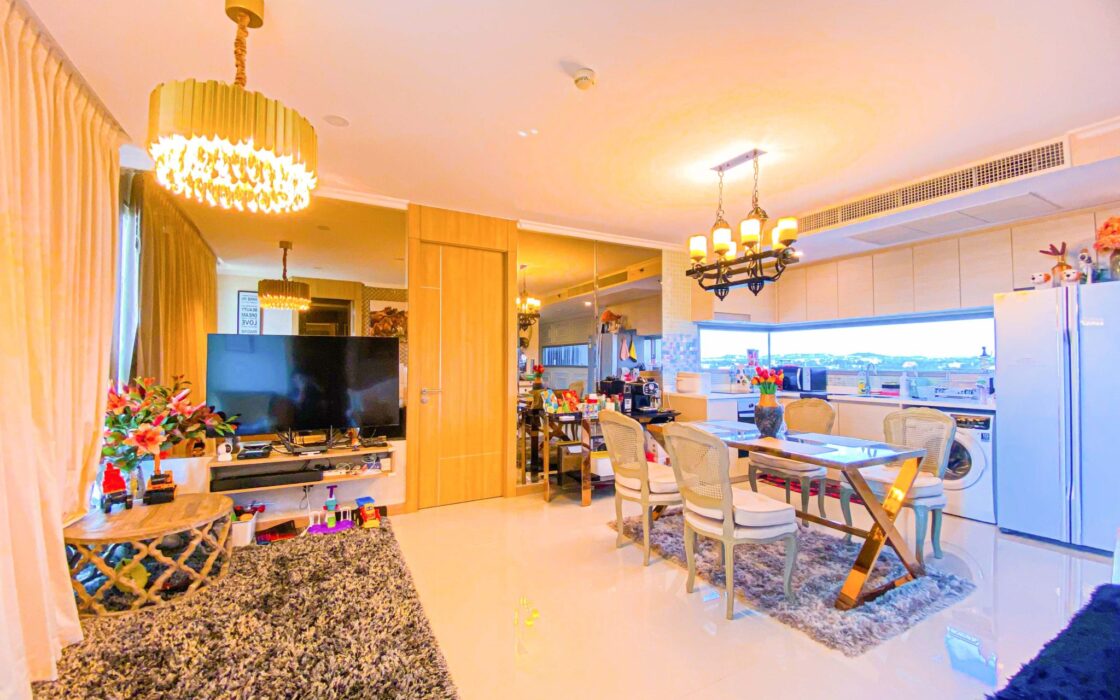The Riviera Jomtien | 2 Bedrooms, 2 Bathrooms | Corner Unit | 85 SQ.M.