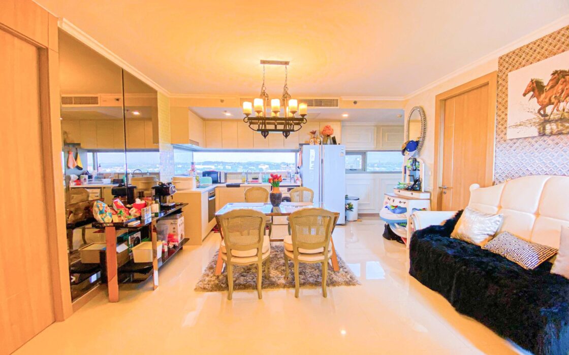 The Riviera Jomtien | 2 Bedrooms, 2 Bathrooms | Corner Unit | 85 SQ.M.