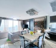 The Riviera Jomtien 2 Beds 2 Baths 85 Sqm, Corner unit, Sea View, For Rent 55,000/month