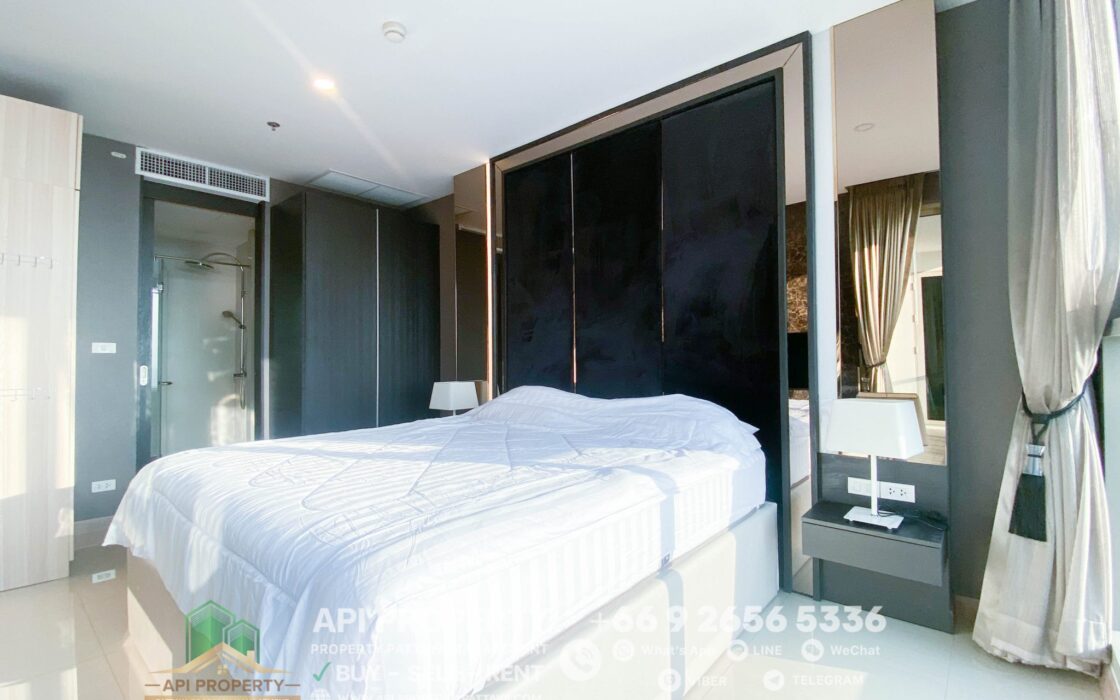 The Riviera Jomtien 2 Beds 2 Baths 85 Sqm, Corner unit, Sea View, For Rent 55,000/month